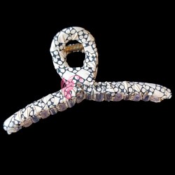 Clama pentru prins parul tip cleste CLM013HH Color cu model